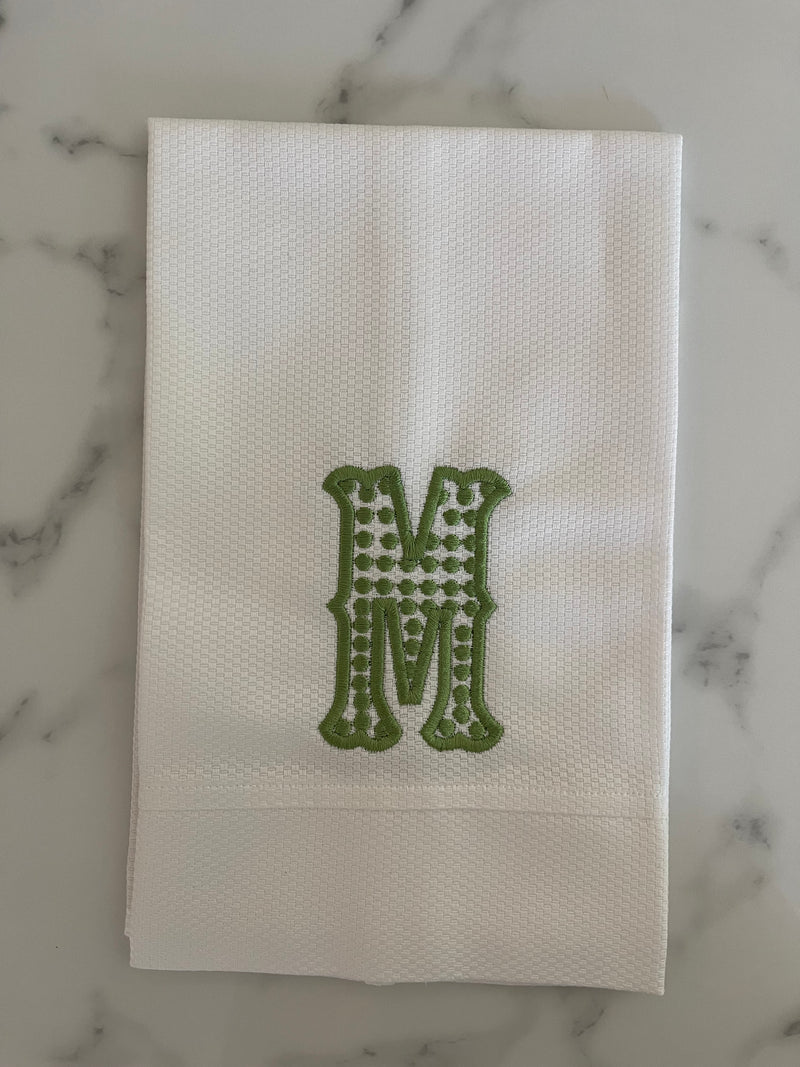 Cotton Pique Guest Towel