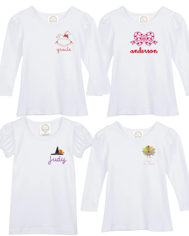 Holiday Girls T-Shirt Bundle (4 Shirts)