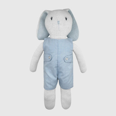 Knit Bunny Doll with Monogrammed Outfit