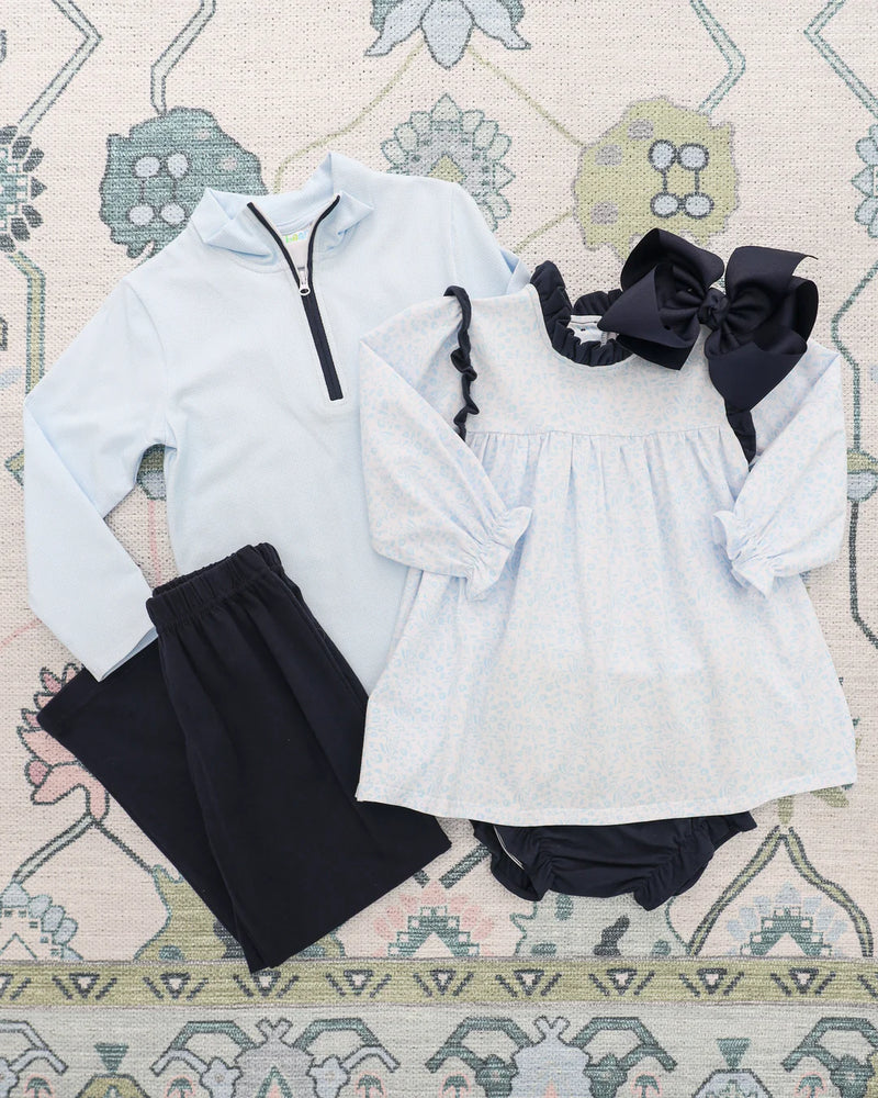 Blue Blooms Hallie Diaper Set- 3 Months