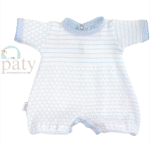 Paty Inc Blue Pin Stripe Bubble