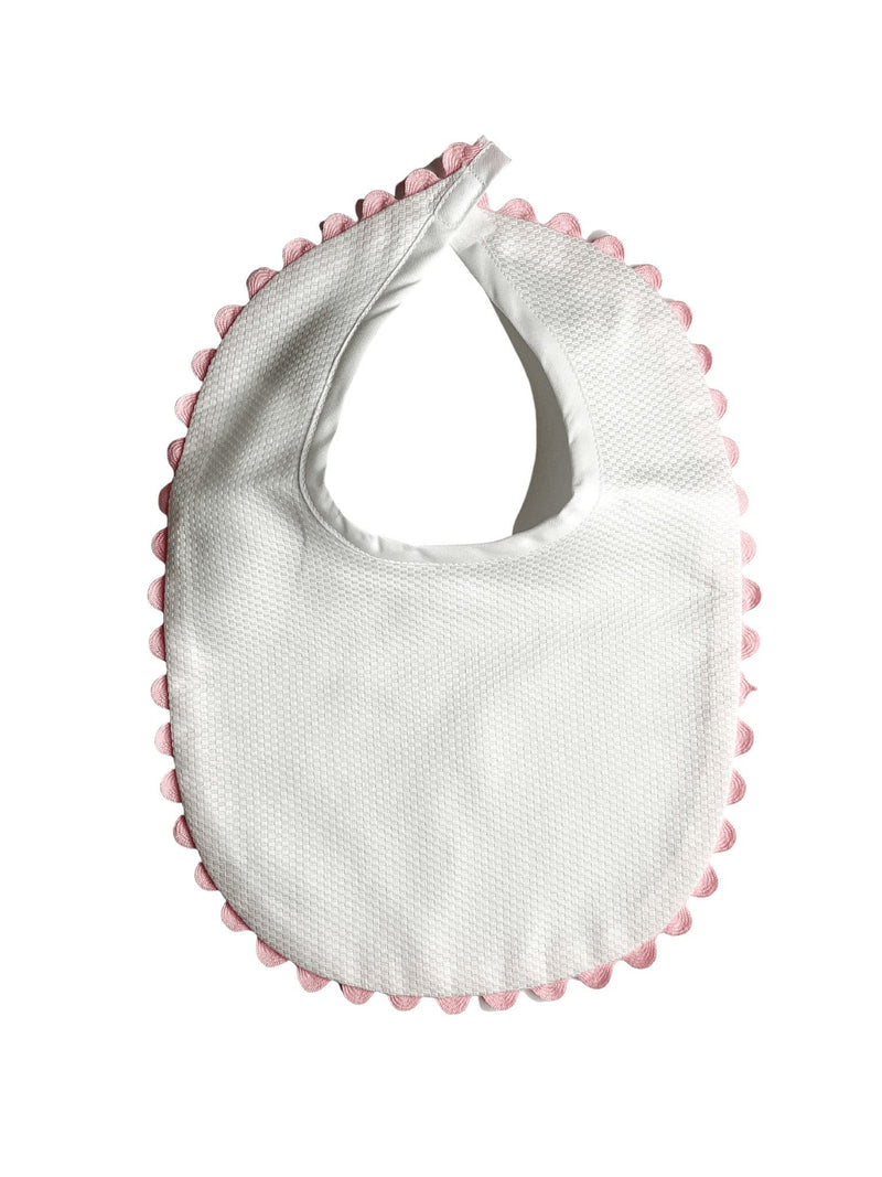 Pink Pique Bib