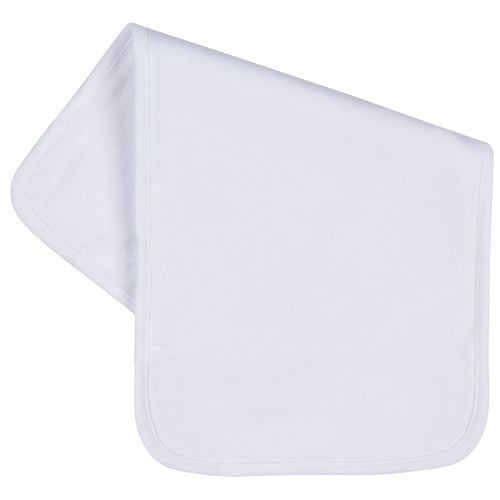 White Cotton Burp Cloth